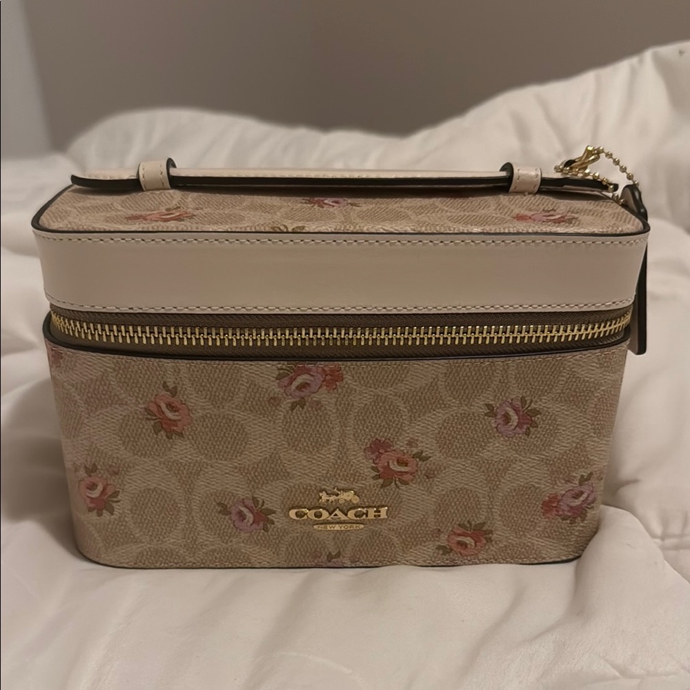 Coach Floral Beige Bag